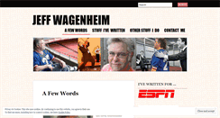 Desktop Screenshot of jeffwagenheim.com