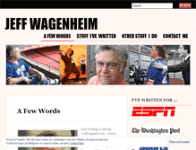 Tablet Screenshot of jeffwagenheim.com